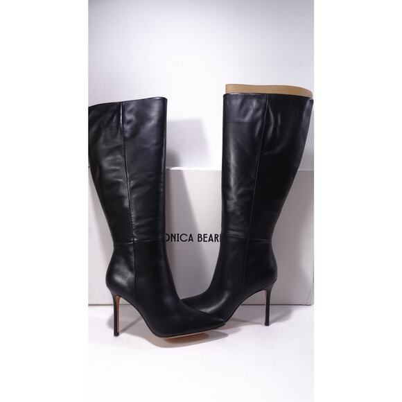 Veronica Beard Women's Lisa Pointed Toe High Heel Boots Black NIB 698 Sz 7 - Picture 7 of 11